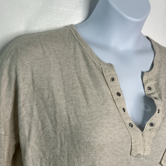 In‎ Loom Women's Peasant Top Sz M Soft Tunic Boho Cottagecore V Neck - Picture 3 of 13